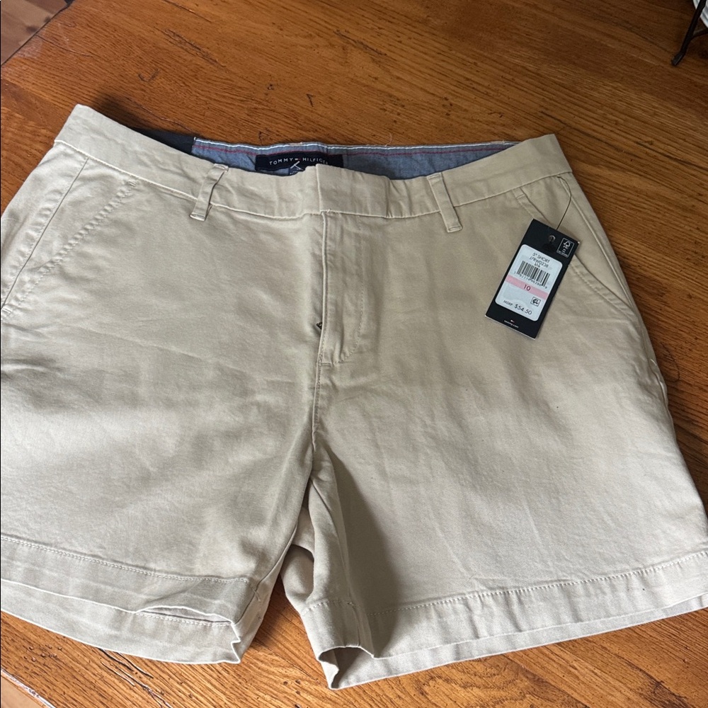 Tommy Hilfiger Blue and Tan Shorts